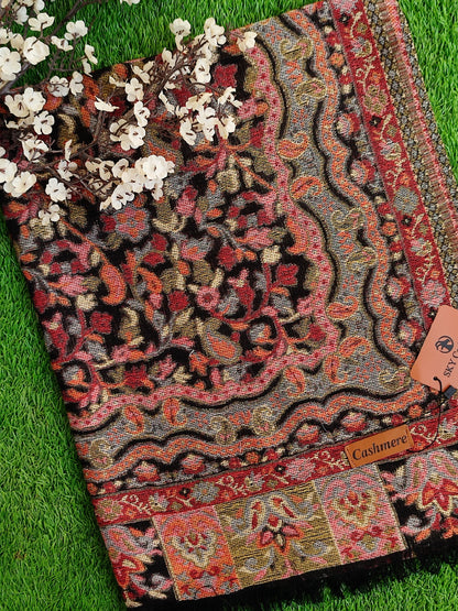 Khani Work Pashmina Stole Design 08