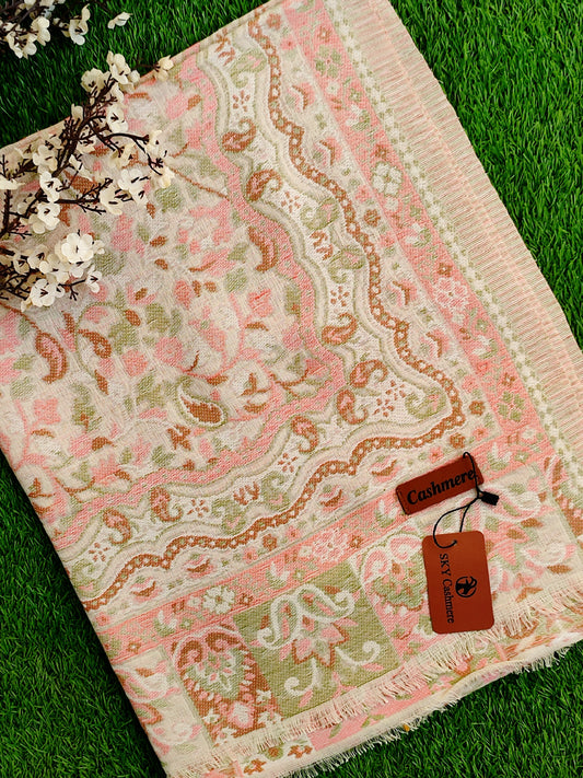 Khani Work Pashmina Stole Design 02