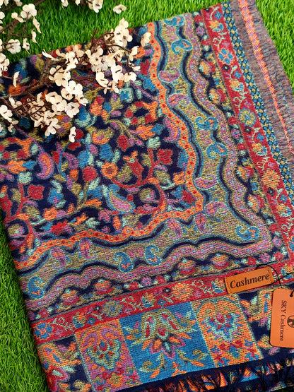 Khani Work Pashmina Stole Design 04