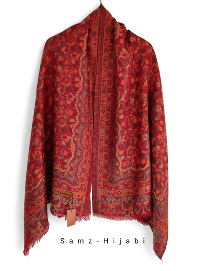 Khani Work Pashmina Stole Design 11