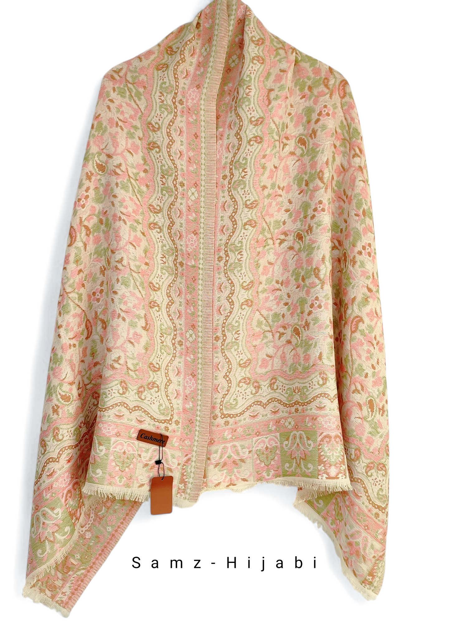 Khani Work Pashmina Stole Design 02