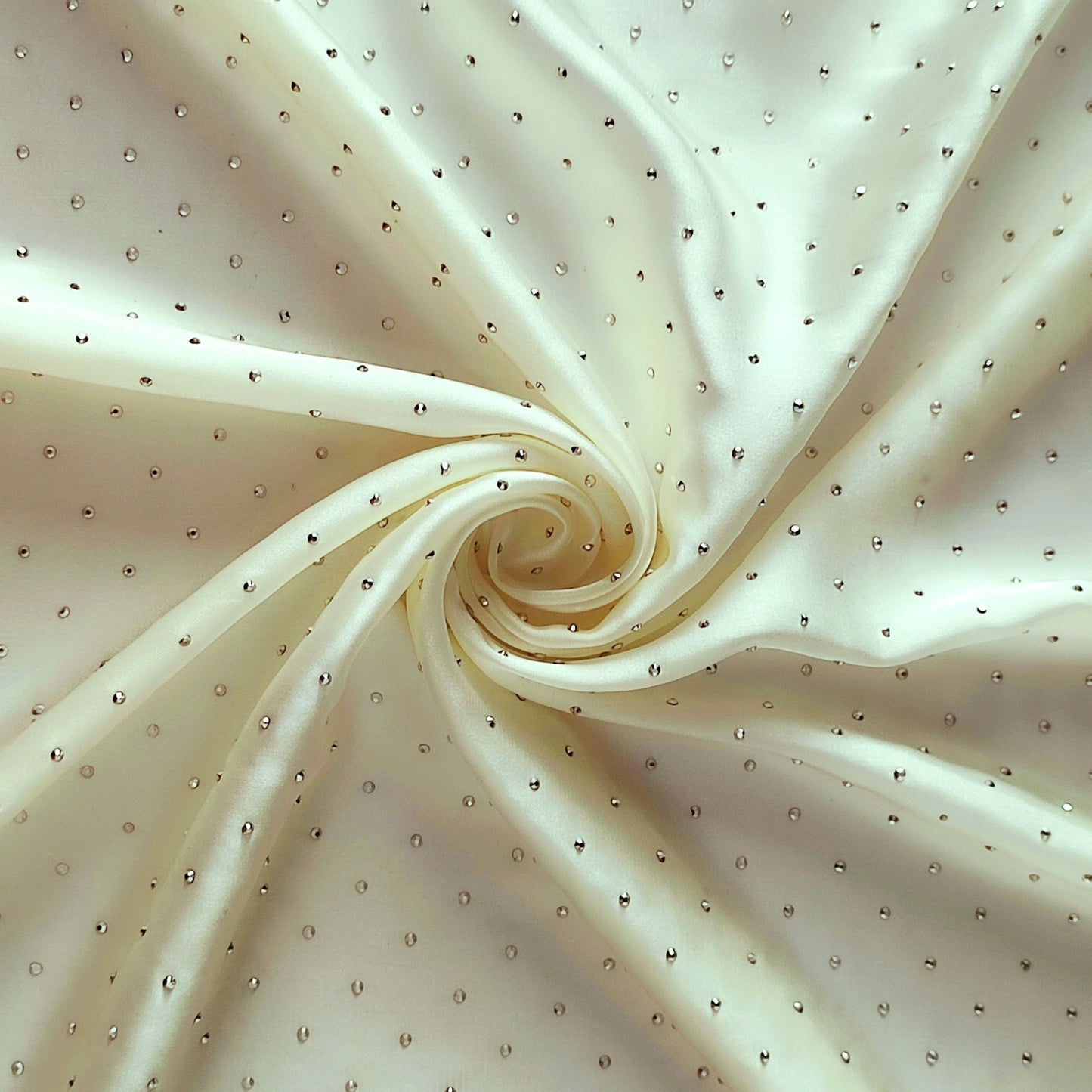 Stone Satin Silk Hijab Cream