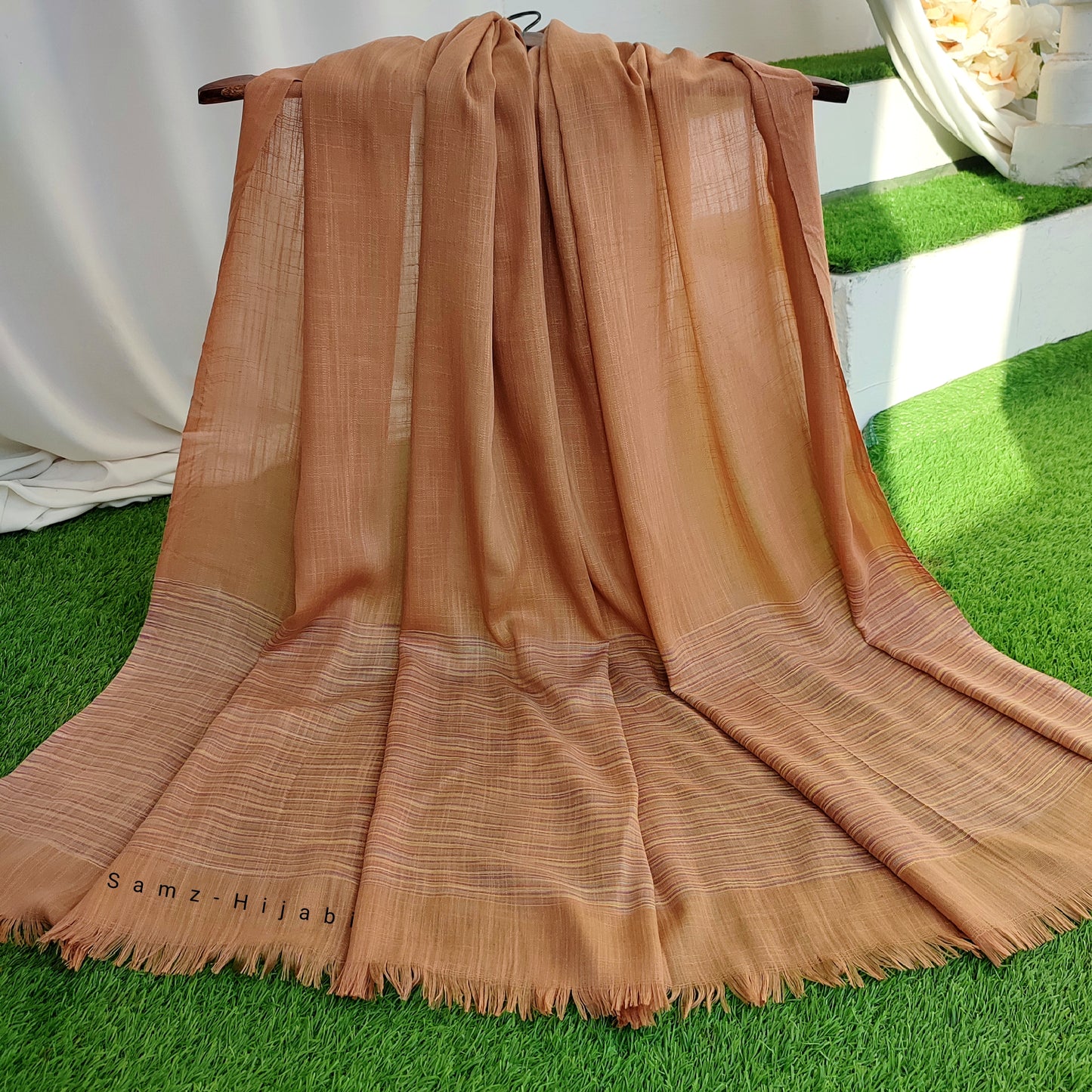 Turkish Thread Lawn Hijab Honey