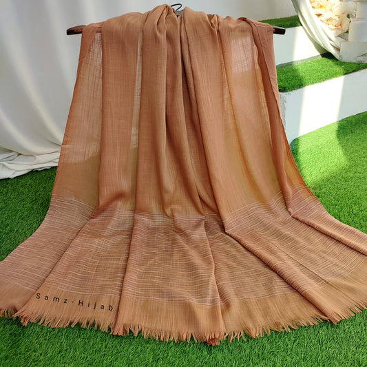 Turkish Thread Lawn Hijab Honey