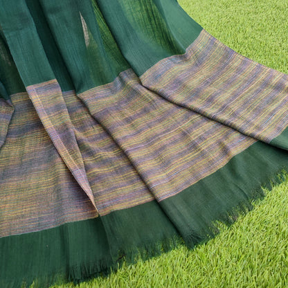 Turkish Thread Lawn Hijab Green