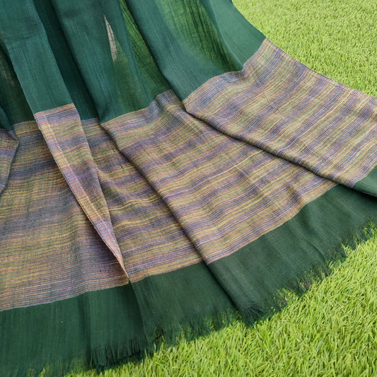 Turkish Thread Lawn Hijab Green