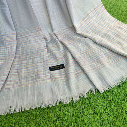 Turkish Thread Lawn Hijab Light Grey