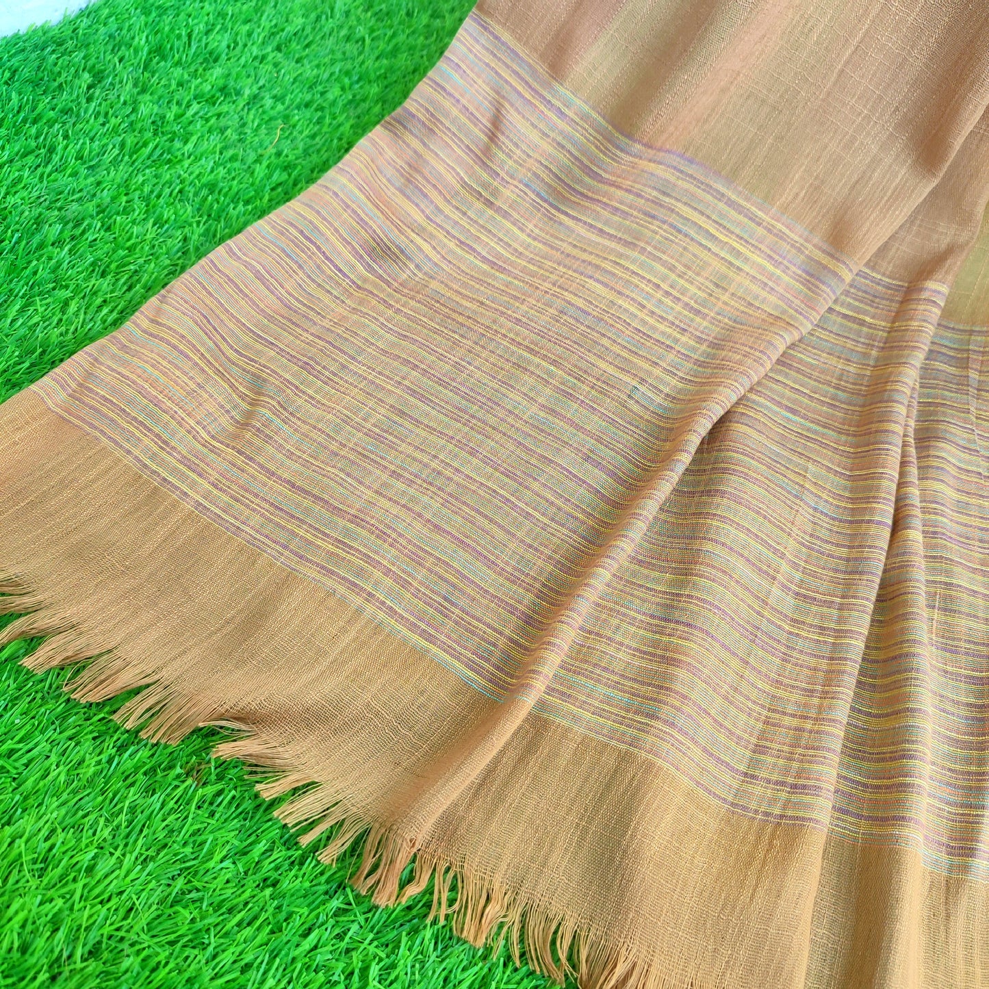 Turkish Thread Lawn Hijab  Gold