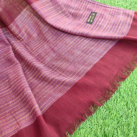 Turkish Thread Lawn Hijab Maroon