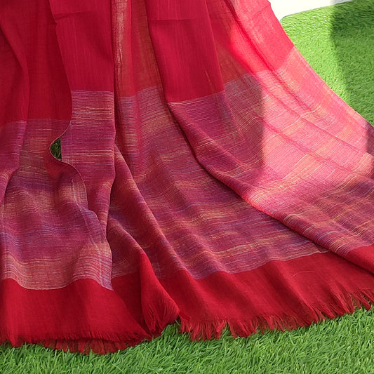 Turkish Thread Lawn Hijab Cherry Red