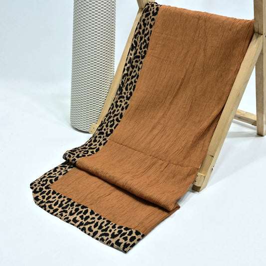 Cheetah - Crinkle Lawn Hijab Mustard