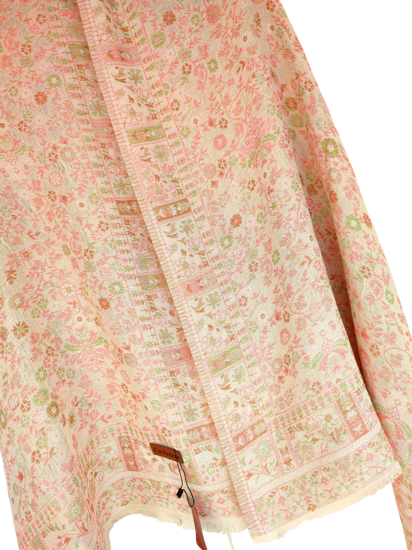 Khani Work Pashmina Vol (lll) Cream