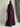 Majestic Tripal Frill Abaya (Plum)