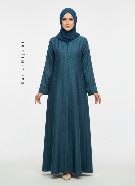 Tree Textured Abaya (02)