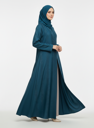 Tree Textured Abaya (02)
