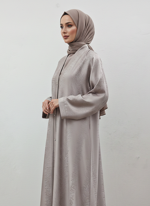 Tree Textured Abaya (03)