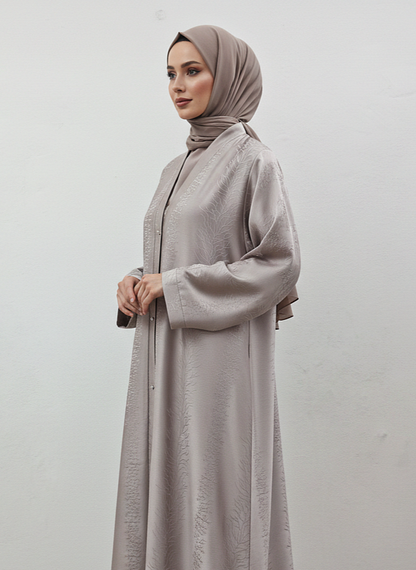 Tree Textured Abaya (03)