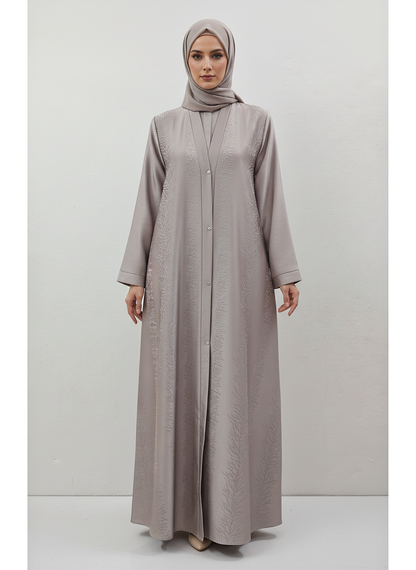 Tree Textured Abaya (03)