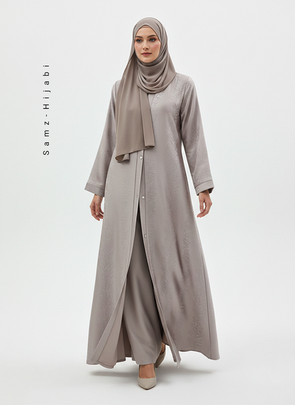Tree Textured Abaya (03)