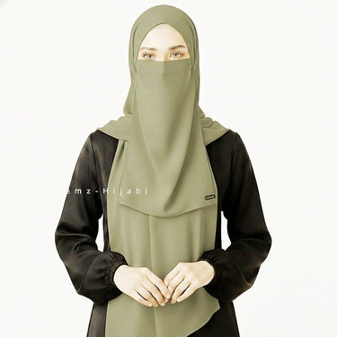 Hijab Naqab Set Pistachio