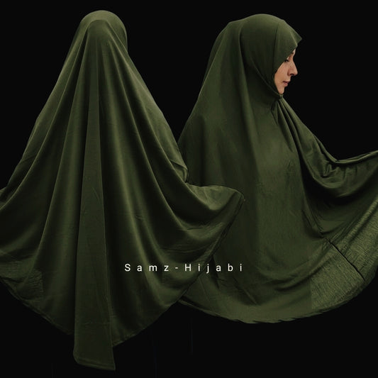 Jersey Khimar Makhna (Big Size) Army Green