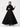 Kiswah Black Zipper Abaya