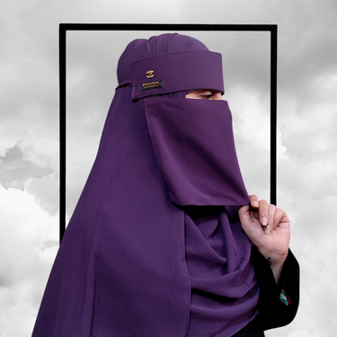 Hard-Patti Saudi Naqab Size (S)-purple