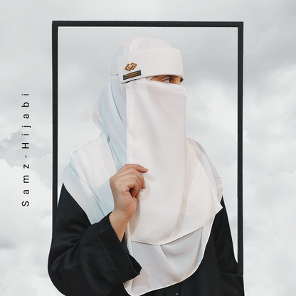 Hard-Patti Saudi Naqab Size (L)-White