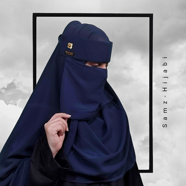 Hard-Patti Saudi Naqab Size (S)-Navy Blue