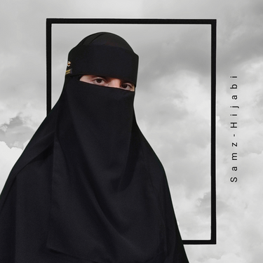 Hard-Patti Saudi Naqab Size (L)-Black