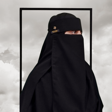 Hard-Patti Saudi Naqab Size (L)-Black