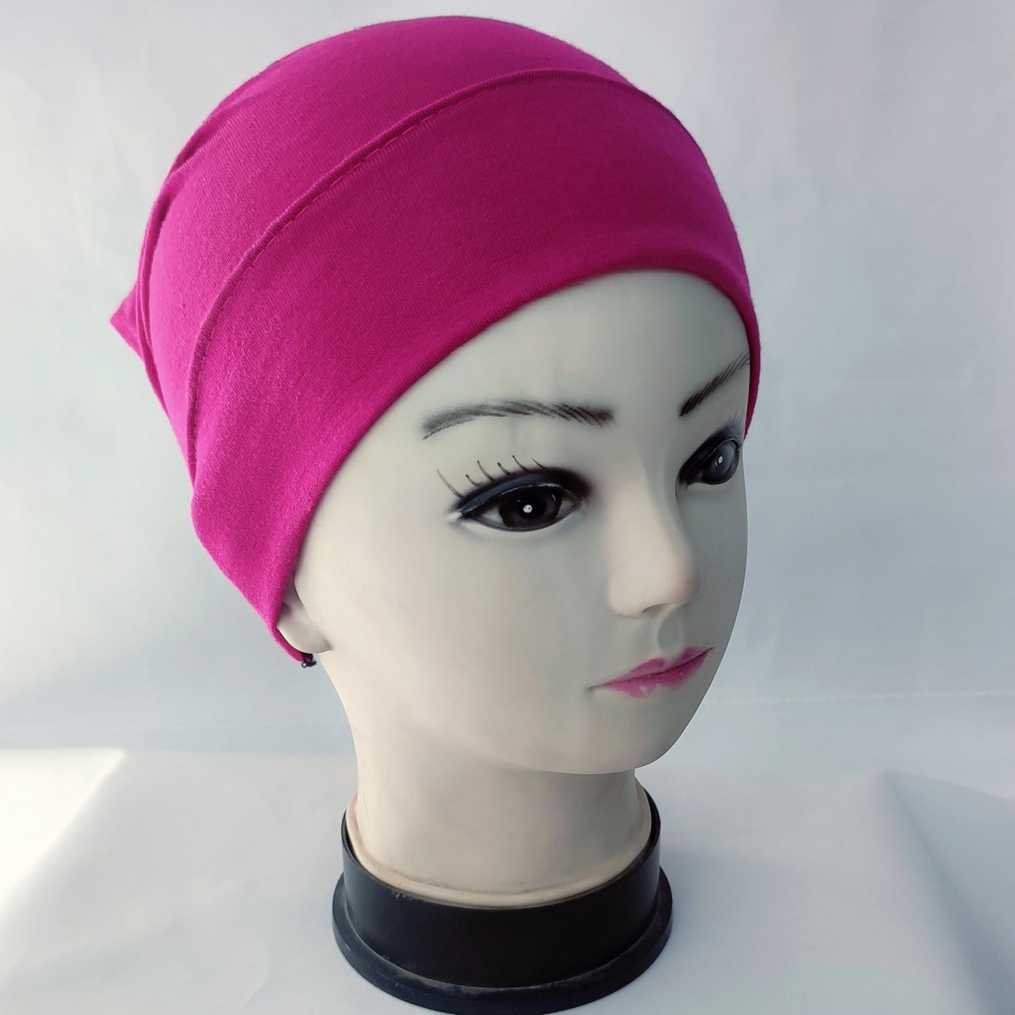 Tube Band Cap - Hot Pink