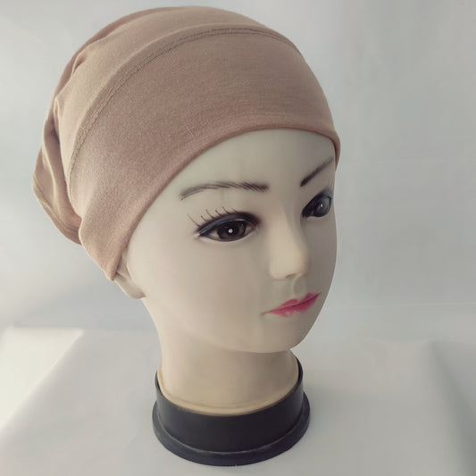 Tube Band Cap - Nude Brown