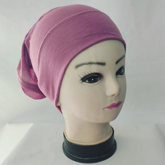 Tube Band Cap - Dusty Pink