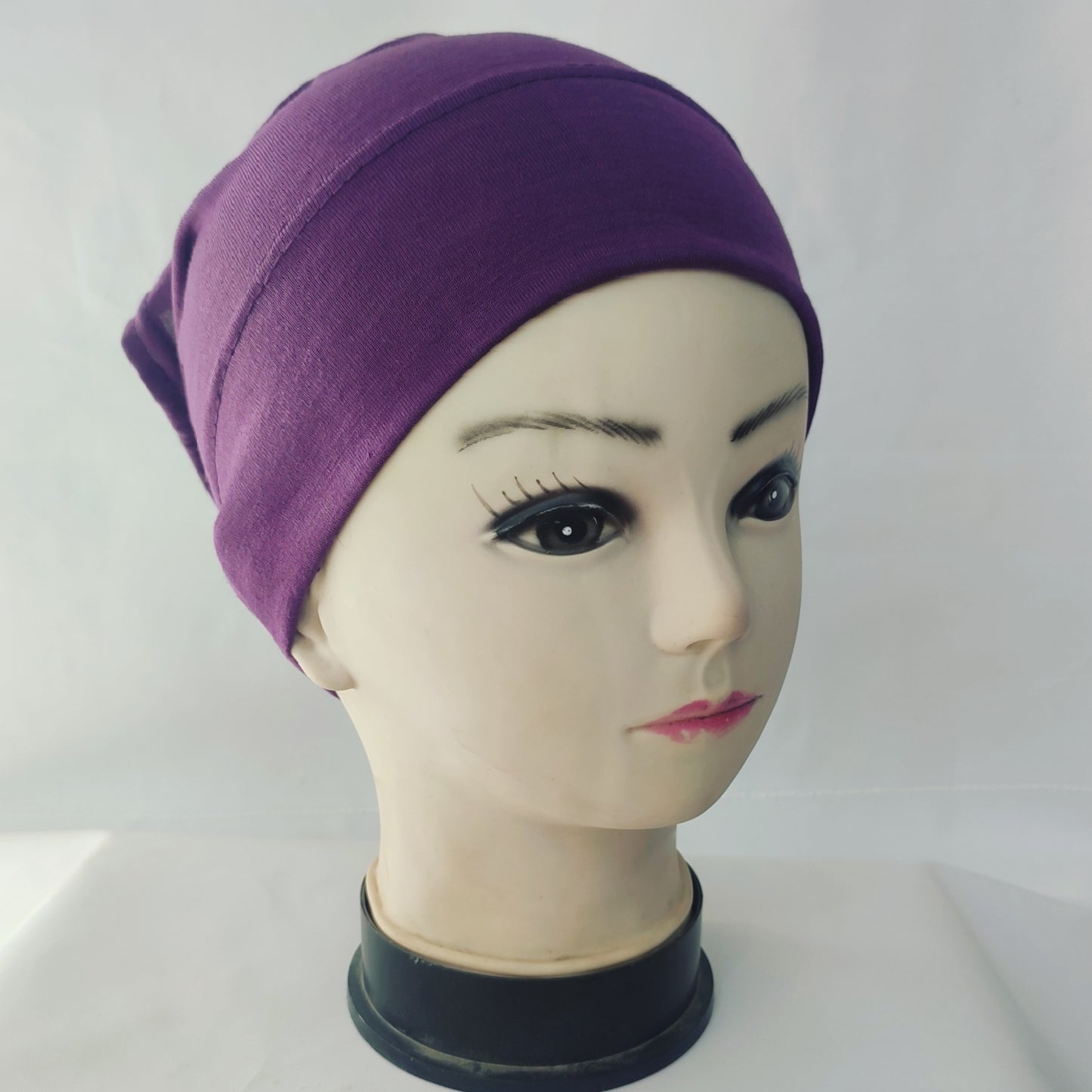 Tube Hijab Cap - Dark Purple