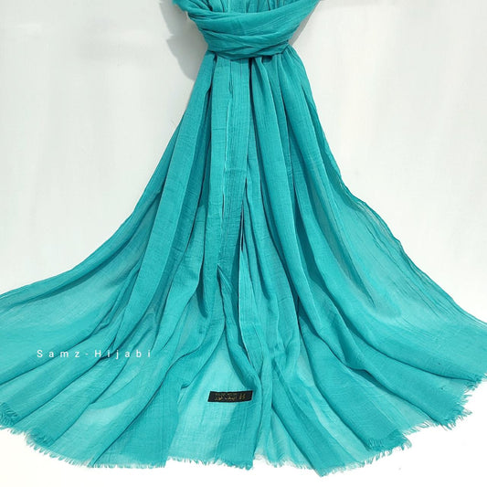 Turkish Lawn Hijab Turqoise