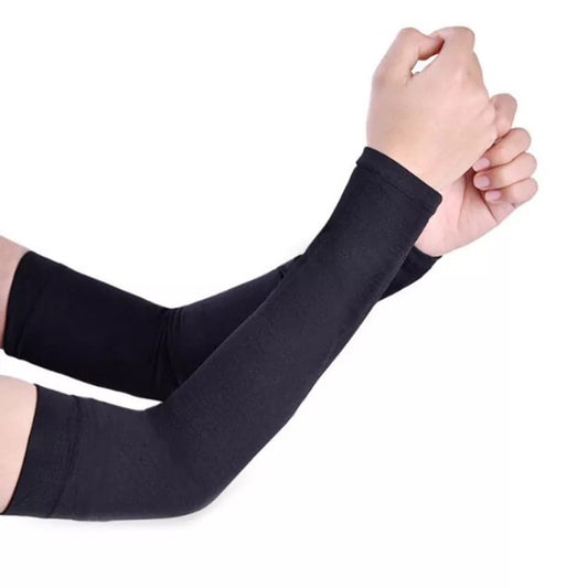 Cotton Arm Sleeves - Black