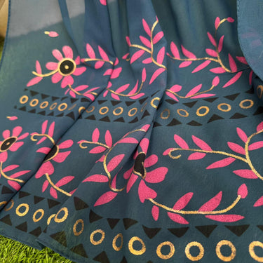 Rangoli Block Prints Hijab (08)