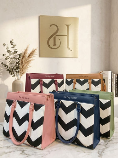 The Bag Master Chevron Tote Bag-D1