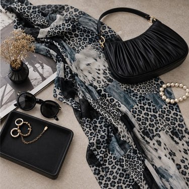 Leopards Patch Print Hijab (06)