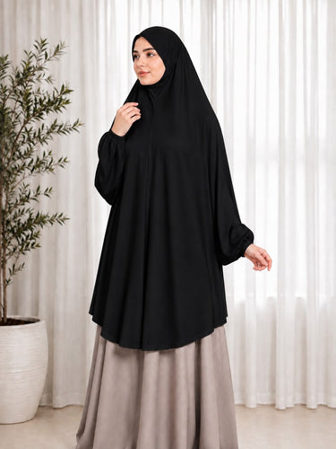 XXL Makhna with Sleeves-Black