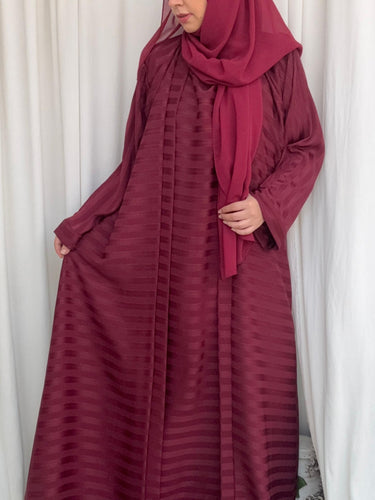 Grace Sleeky Abaya (MAROON)