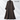 Stone Beads Work Abaya Set-Brown