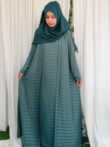 Grace Sleeky Abaya Pastel Green