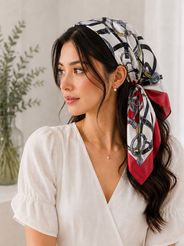 Silk Bandana Scarf (05)