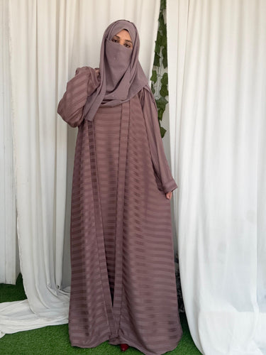 Grace Sleeky Abaya (BROWN)