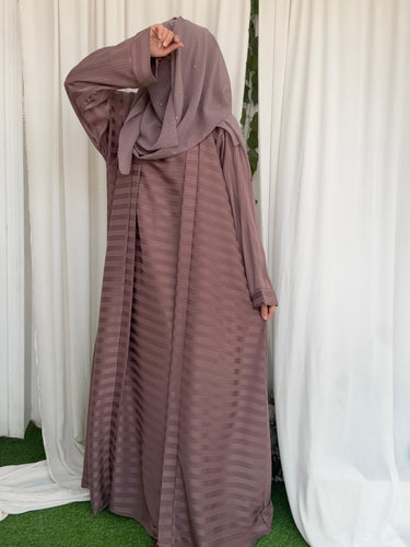 Grace Sleeky Abaya (BROWN)