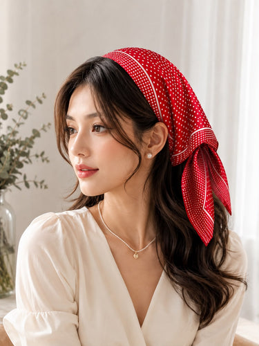 Silk Bandana Scarf (03)