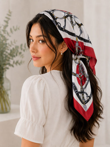 Silk Bandana Scarf (05)
