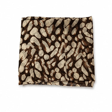Cocoa Spots Animal Print Hijab